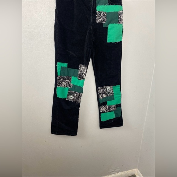 Gloria V. Jeans Missy Senora Corduroy Stretch patchwork Distressed Size 8 - Picture 2 of 12